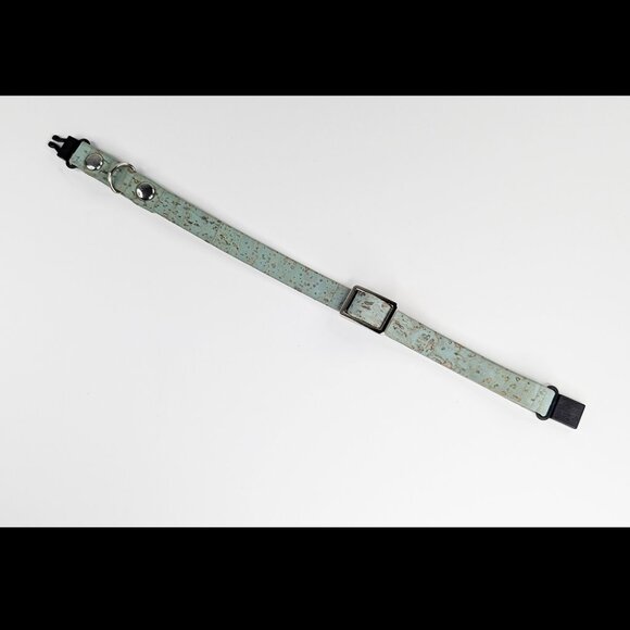 Cork Breakaway Cat Collar in Light Blue - Picture 3 of 5